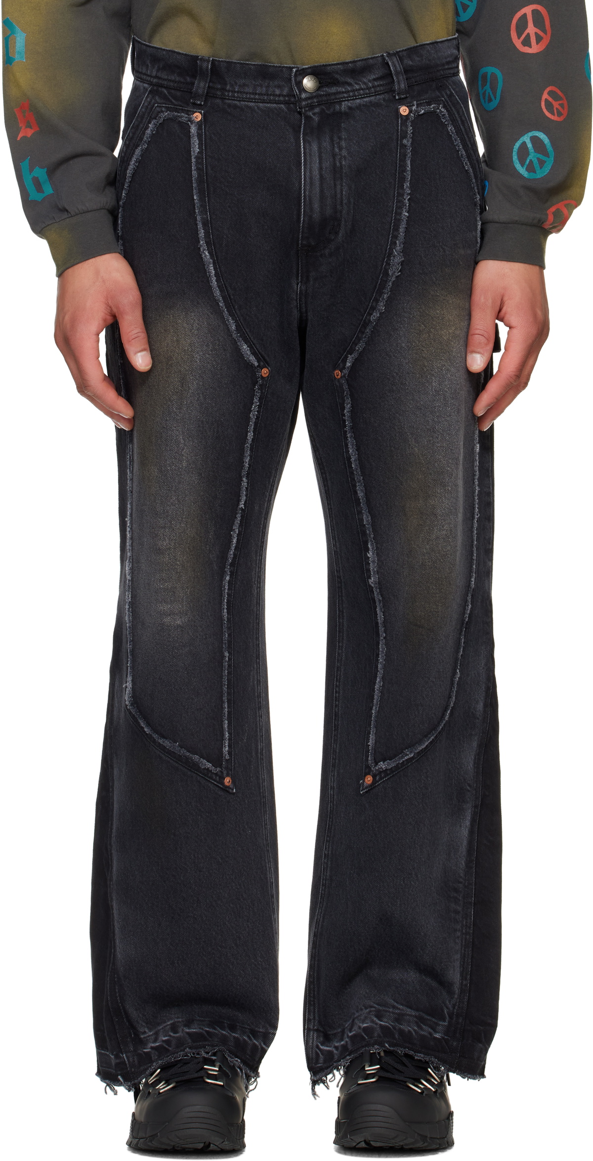 Andersson Bell Green Brick Curve Jeans Andersson Bell