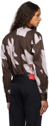 Paul Smith Brown Oversized Shirt