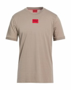 Hugo Mens T-shirt Light brown