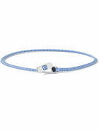 Miansai - Metric Rope and Silver Bracelet - Blue