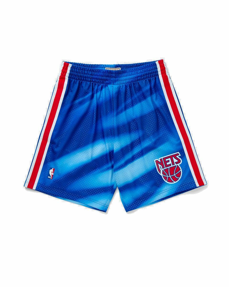 Photo: Mitchell & Ness Nba Swingman Shorts New Jersey Nets 1990 91 Blue - Mens - Sport & Team Shorts