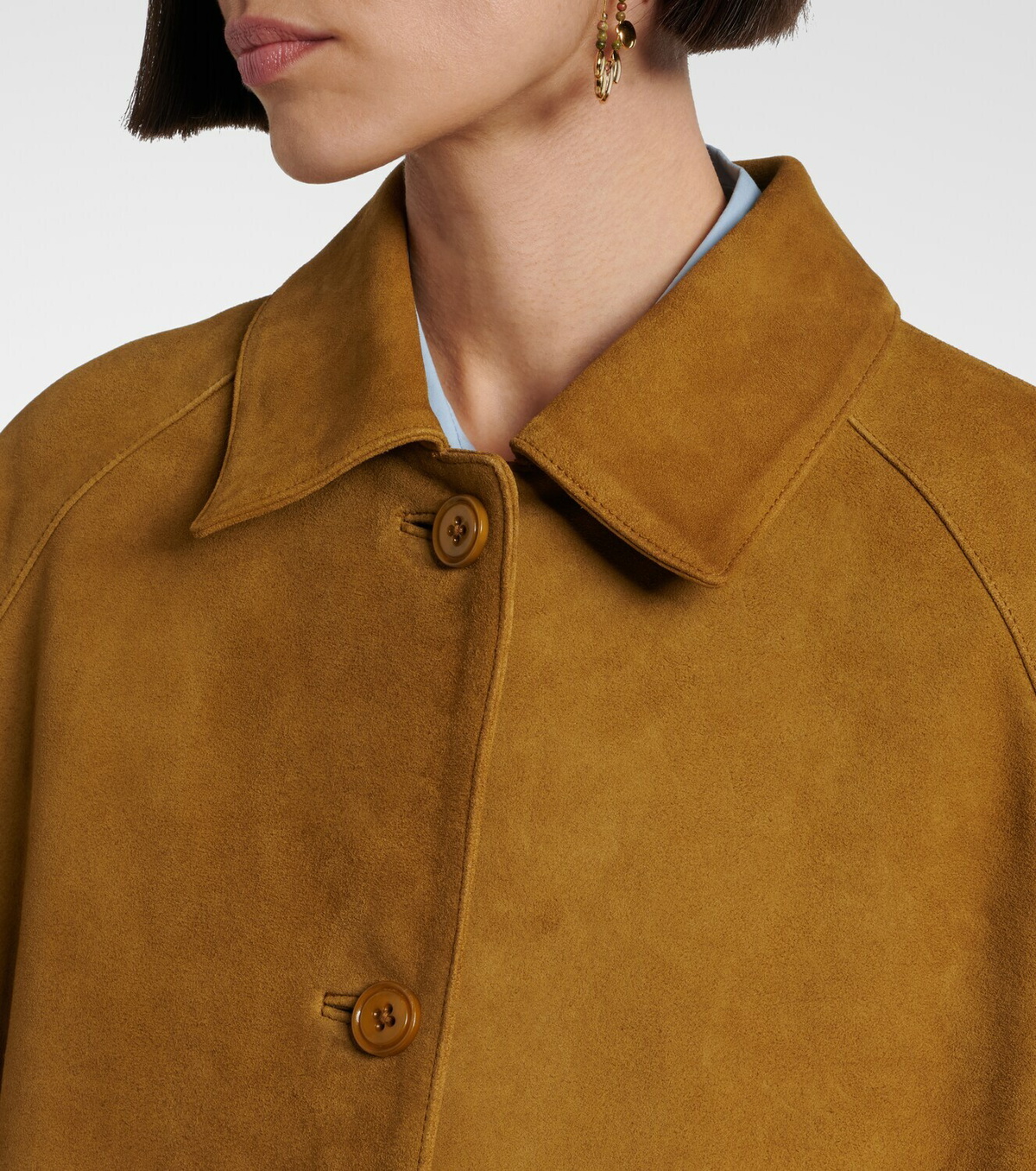 Dorothee Schumacher Soft Touch suede coat