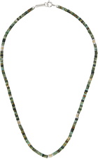 Isabel Marant Green & Blue Beaded Necklace