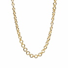 Missoma Women's Round Link Enamel Necklace in Gold 