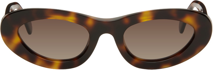 Photo: ANINE BING Brown Roma Sunglasses