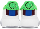 Stella McCartney White & Green Loop Sneakers