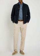 Sunspel Stretch-cotton Overshirt Navy