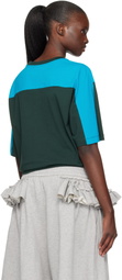 Dries Van Noten Green & Blue Loose Fit T-shirt
