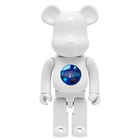 Medicom Pil Chrome Version Be@Rbrick in White 1000%