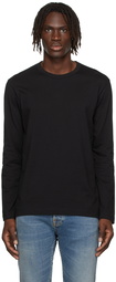 Comme des Garçons Shirt Black Cotton Forever Long Sleeve T-Shirt