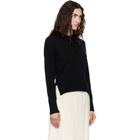 Simone Rocha Black Embellished Relaxed Cashmere Hoodie
