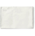 Slip - Embroidered Mulberry Slipsilk Queen Pillowcase - White