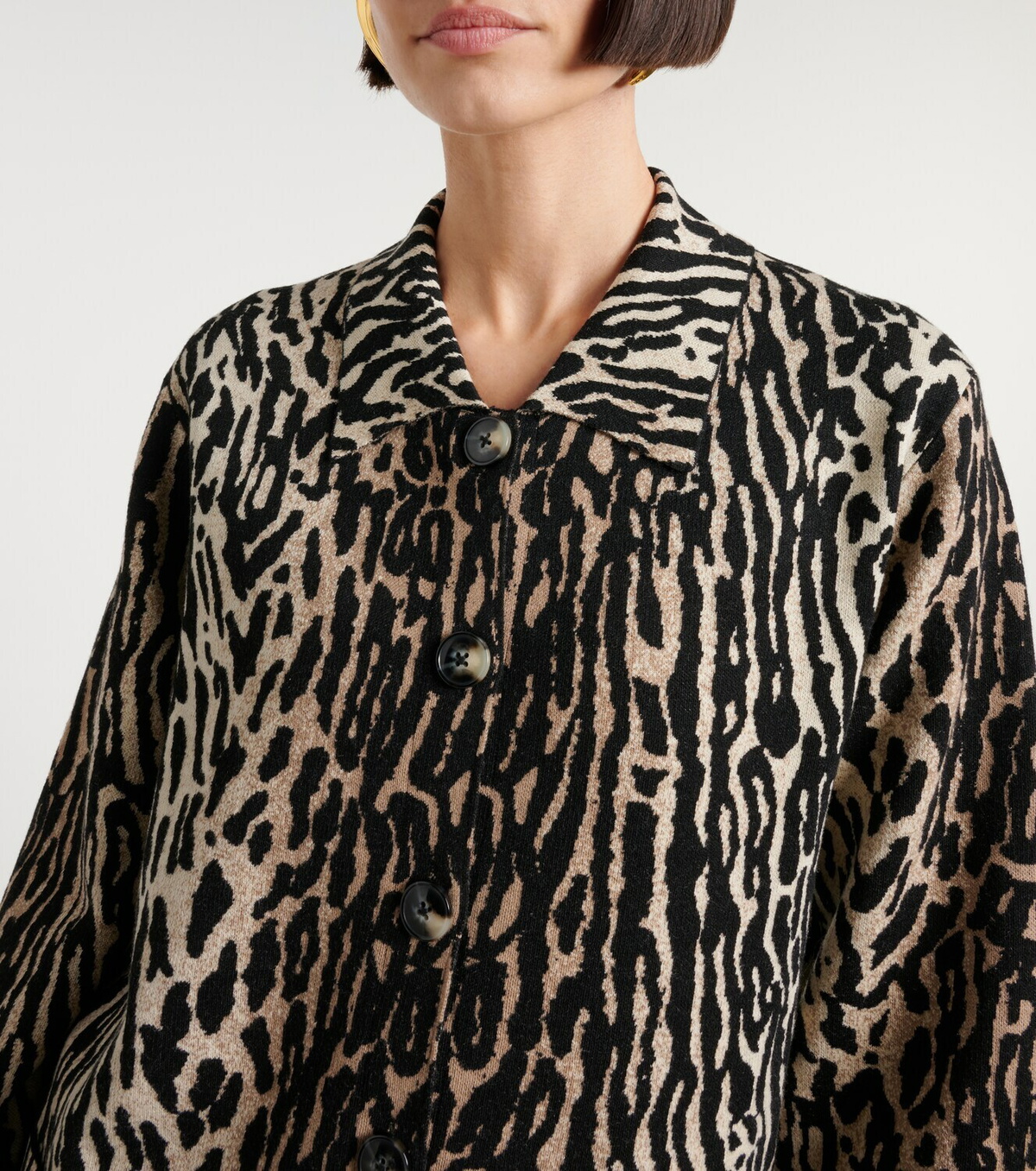 Rixo Jacoba jacquard coat