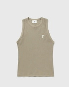 AMI Paris CLASSIC ADC TANKTOP Brown Mens Tank Top