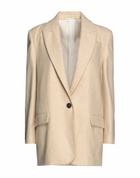 Brunello Cucinelli Womens Blazer in Beige