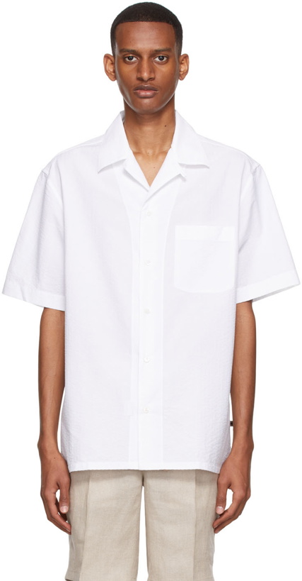 Photo: Brioni White Cotton Shirt
