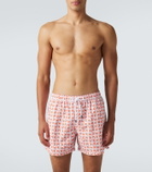 Fedeli Madeira printed swim trunks