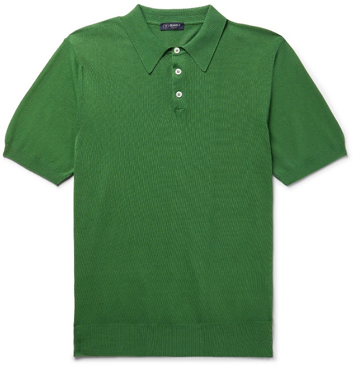 Photo: Beams F - Cotton Polo Shirt - Green