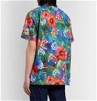 Engineered Garments - Camp-Collar Floral-Print Cotton Shirt - Blue