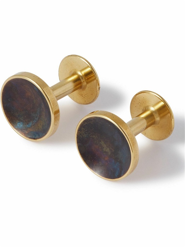Photo: Alice Made This - Bayley Quink Gold-Tone Cufflinks