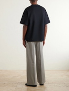 Jil Sander - Logo-Print Cotton-Jersey T-Shirt - Black