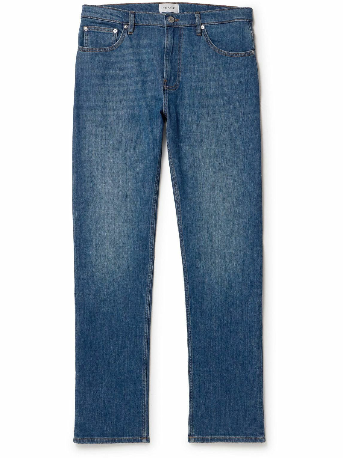 FRAME - The Modern Straight-Leg Jeans - Blue Frame Denim