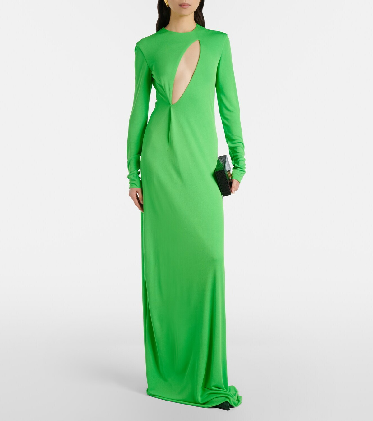 Tom Ford Cutout crêpe jersey gown
