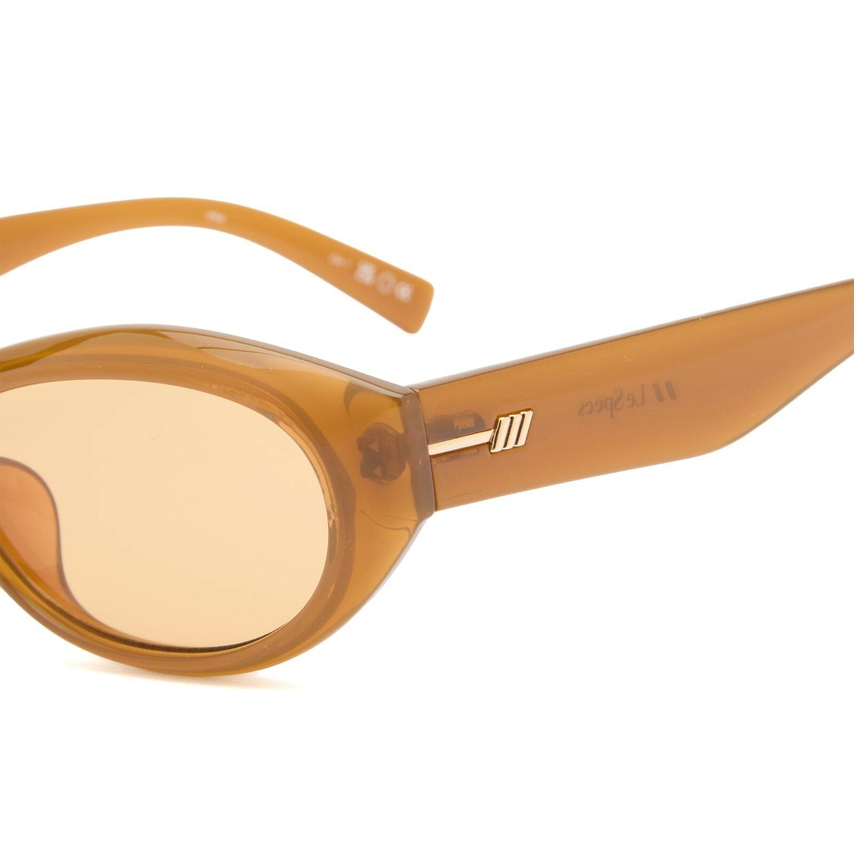 Le Specs Le Bijou Sunglasses in Toffee/Mustard Mono 