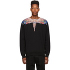 Marcelo Burlon County of Milan Black Wings Sweatshirt