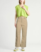 Plan C Womens Pants Sand