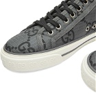 Gucci Men's Tennis Hi-Top Sneakers in Black/Grey