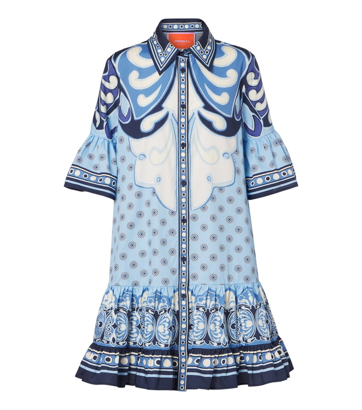 Photo: La DoubleJ Choux printed cotton poplin shirt dress