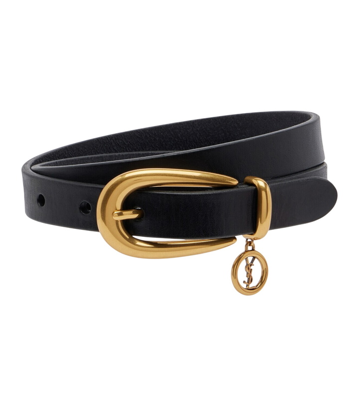Photo: Saint Laurent Cassandre leather belt