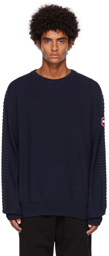 Photo: Canada Goose Navy Paterson Sweater