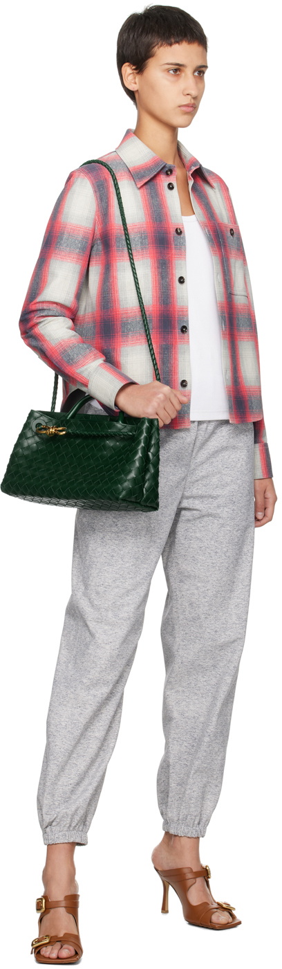 Bottega Veneta Green Small East/West Andiamo Bag