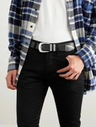 CELINE - 3.5cm Leather Belt - Black