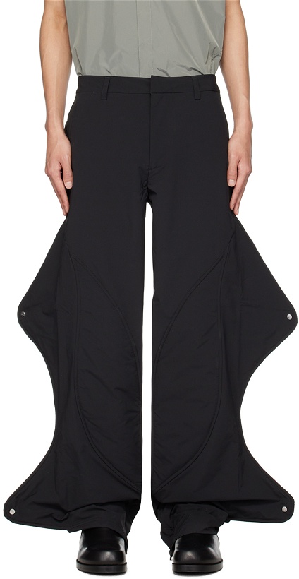 Photo: HELIOT EMIL Black Concordance Puffer Trousers