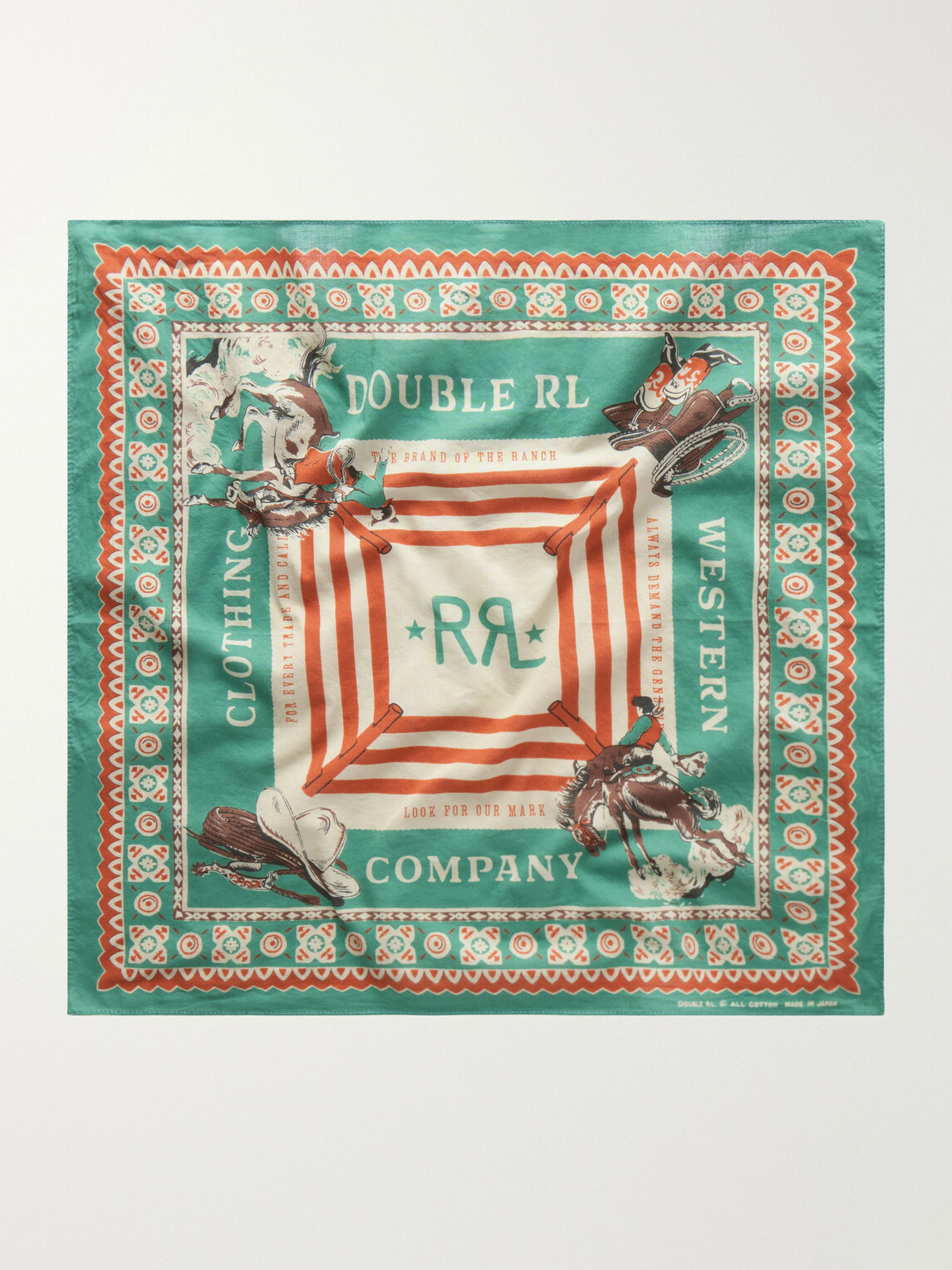 RRL - Western-Print Cotton Bandana