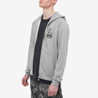 Polar Skate Co. Men's Devil Man Zip Hoody in Heather Grey