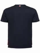 THOM BROWNE - Cotton Jersey T-shirt W/ Pocket