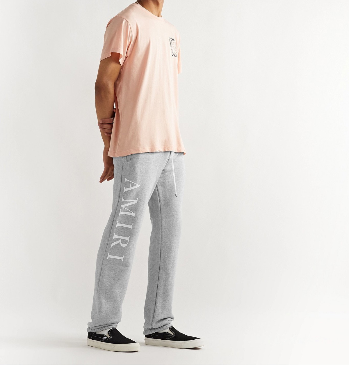 AMIRI Zoltar Tapered Logo-Print Cotton-Jersey Sweatpants for Men