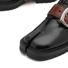 Maison Margiela Women's Tabi County Combat Low-Top Shoe in Black