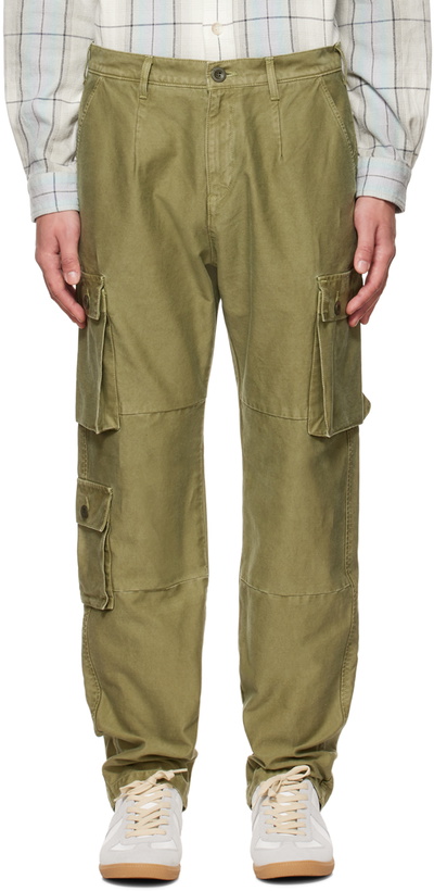 Photo: John Elliott Khaki Cotton Cargo Pants