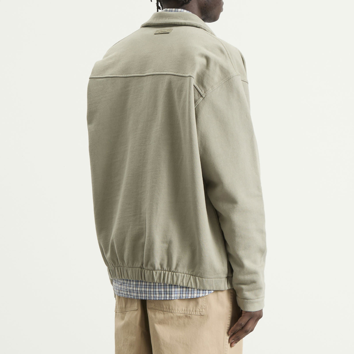 Norse Projects Men's Hornidal Relaxed Track Jacket in Vetiver