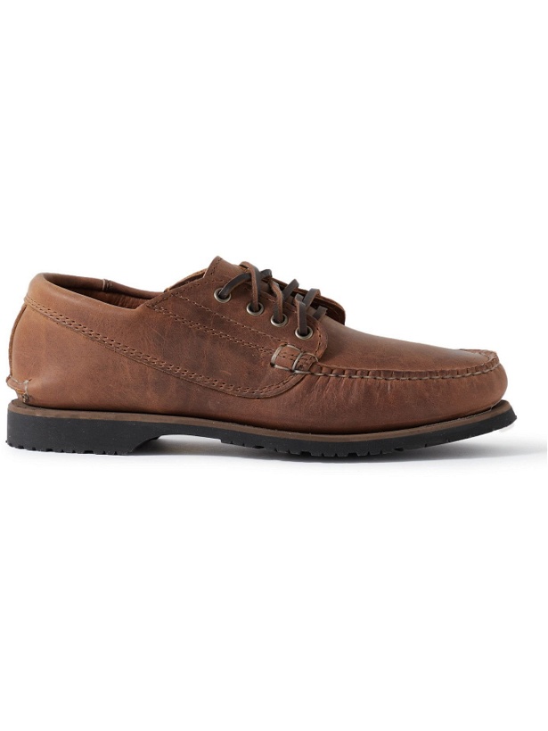 Photo: Quoddy - Maliseet 550 Leather Boat Shoes - Brown
