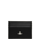 Vivienne Westwood Black Orb Flat Card Holder