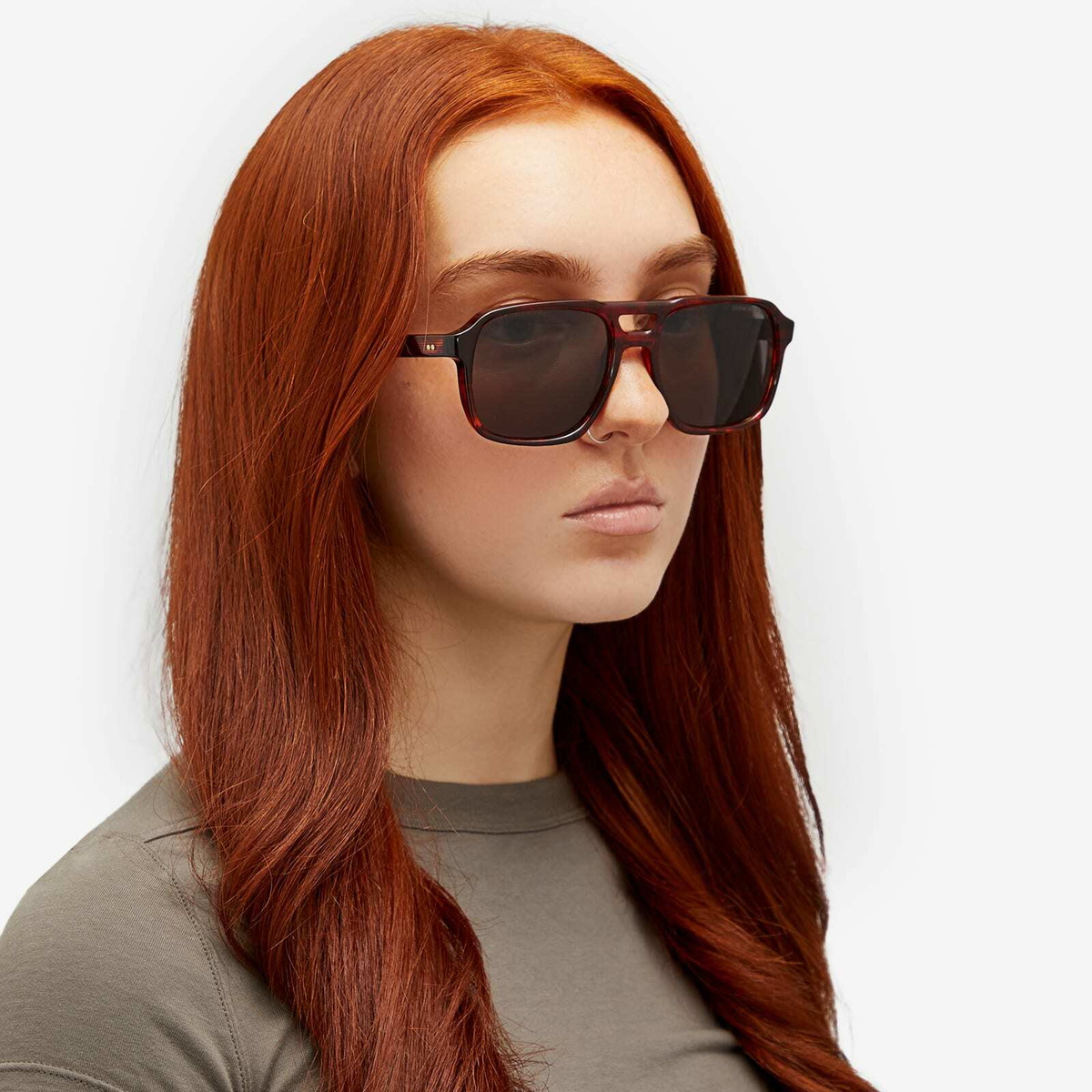 Cutler and Gross 1394 Sunglasses in Havana Red 