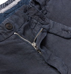 Boglioli - Navy Slim-Fit Linen Suit Trousers - Navy