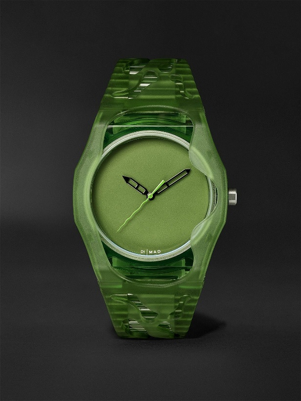 Photo: MAD - D1 Milano Virdis Limited Edition 40mm TPU and Nylon Watch, Ref. No. MDRJ05