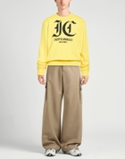 Just Cavalli Mens Sweatshirt in Yellow